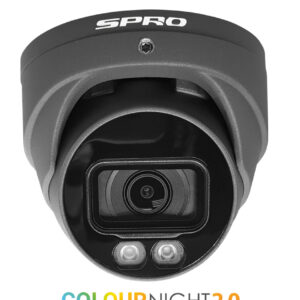 SPRO 6MP IP Turret with COLOUR NIGHT 2.0 and Built-In Mic