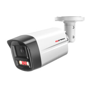 SPRO 8MP IP Bullet Active Deterrence LITE with COLOUR NIGHT 2.0, Built-In Microphone and Speaker